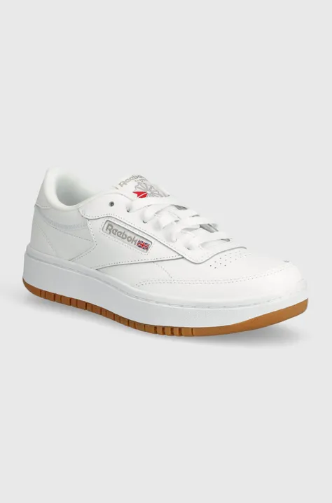 Παιδικά αθλητικά παπούτσια Reebok Classic CLUB C DOUBLE χρώμα: άσπρο, 100008154