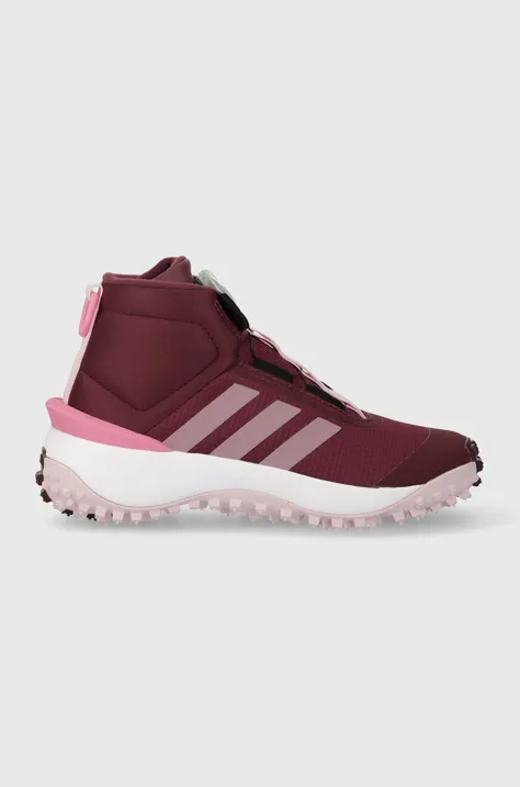 Παιδικά παπούτσια adidas FORTATRAIL BOA K χρώμα: ροζ