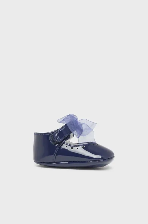Βρεφικά παπούτσια Mayoral Newborn χρώμα: ναυτικό μπλε