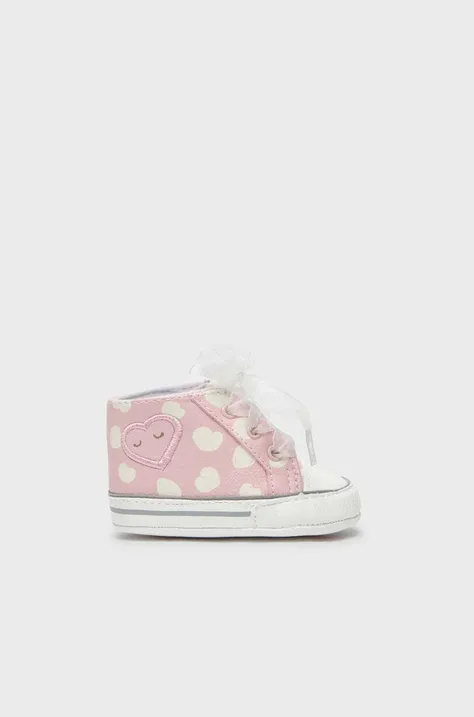 Βρεφικά παπούτσια Mayoral Newborn χρώμα: ροζ