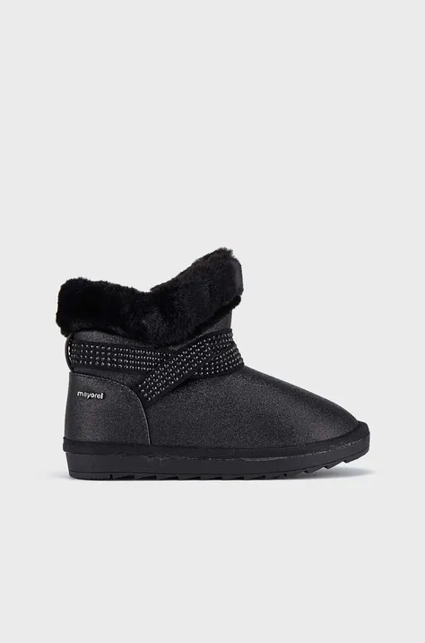 Дитячі зимові черевики Mayoral колір чорний
