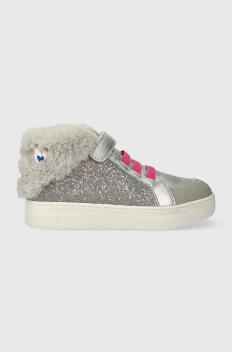 Agatha Ruiz de la Prada sneakers pentru copii culoarea argintiu