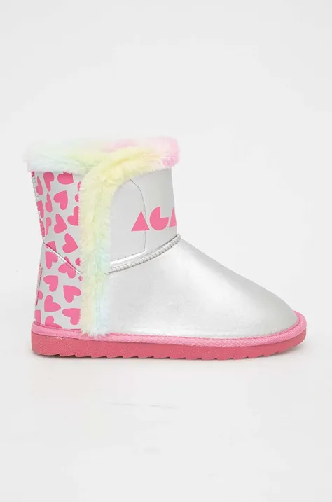 Детские сапоги Agatha Ruiz de la Prada цвет серебрянный