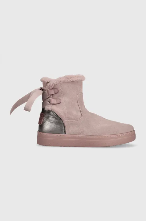 Detské zimné topánky Garvalin ružová farba
