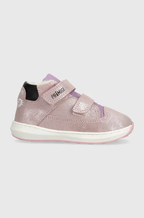 Παιδικά κλειστά παπούτσια Primigi χρώμα: ροζ