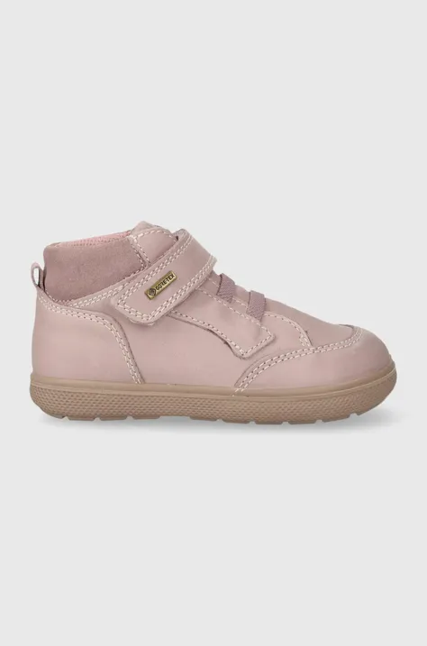 Дитячі шкіряні зимові черевики Primigi колір рожевий