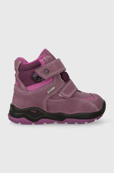 Otroški zimski škornji Primigi vijolična barva