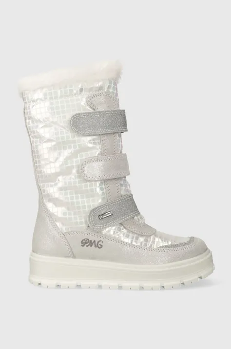 Dětské zimní boty Primigi stříbrná barva