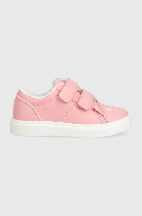 Παιδικά αθλητικά παπούτσια United Colors of Benetton χρώμα: ροζ