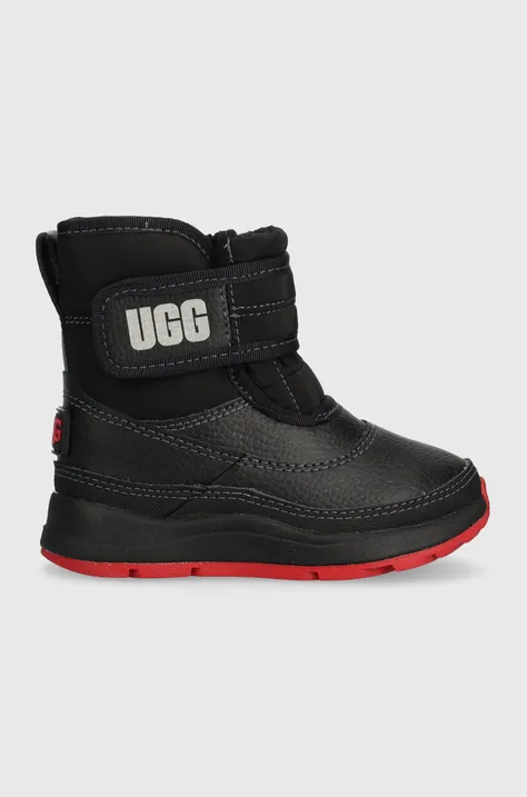 Παιδικές μπότες χιονιού UGG T TANEY WEATHER G χρώμα: μαύρο
