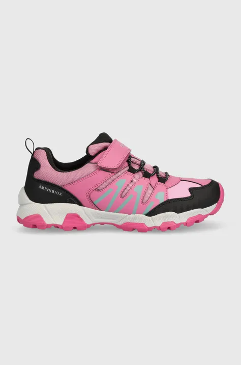 Κλειστά παπούτσια Geox χρώμα: ροζ