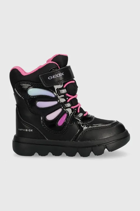 Παιδικά παπούτσια Geox J36HWA 054FU J WILLABOOM χρώμα: μαύρο