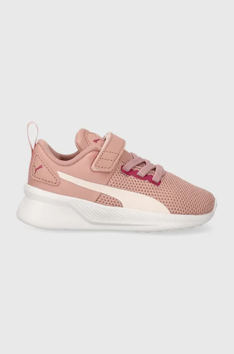 Dětské sneakers boty Puma Flyer Runner V Inf růžová barva