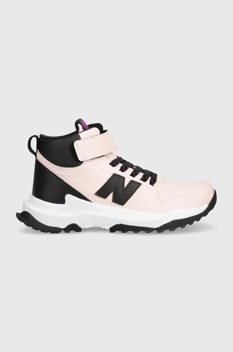 Dječje zimske kožne cipele New Balance GT800TP3 boja: ružičasta