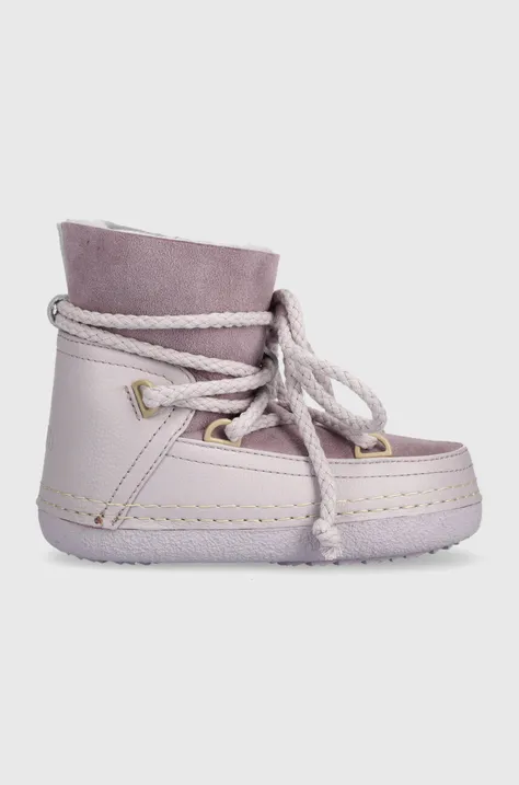 Dječje kožne cipele za snijeg Inuikii boja: ljubičasta
