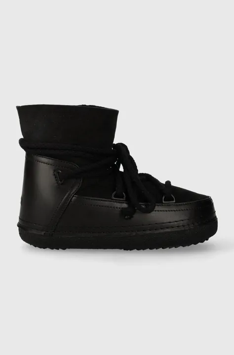 Dječje cipele za snijeg od brušene kože Inuikii boja: crna