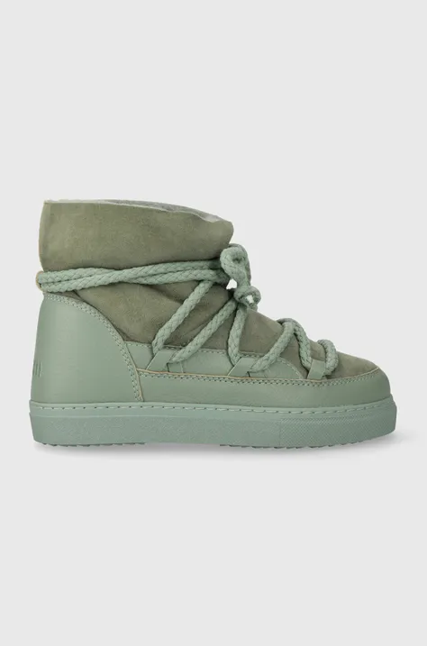 Dječje cipele za snijeg od brušene kože Inuikii boja: zelena