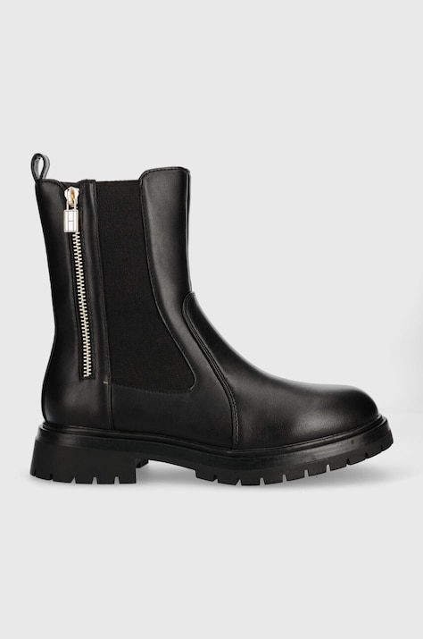 Tommy Hilfiger cizme de iarna pentru copii culoarea negru