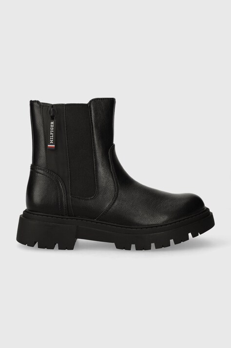 Tommy Hilfiger bocanci copii culoarea negru