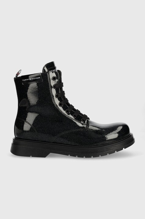 Tommy Hilfiger bocanci copii culoarea negru