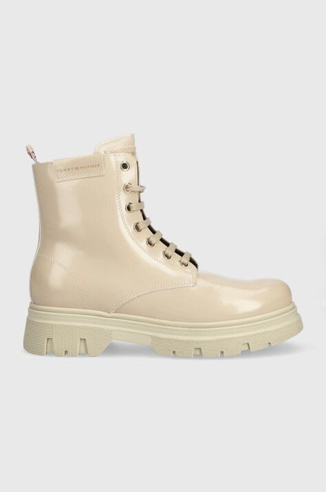 Tommy Hilfiger bocanci copii culoarea alb