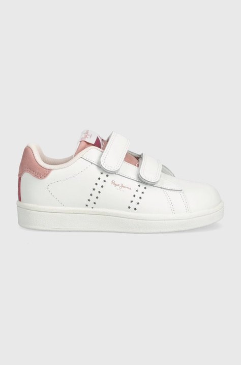 Pepe Jeans sneakers pentru copii culoarea alb