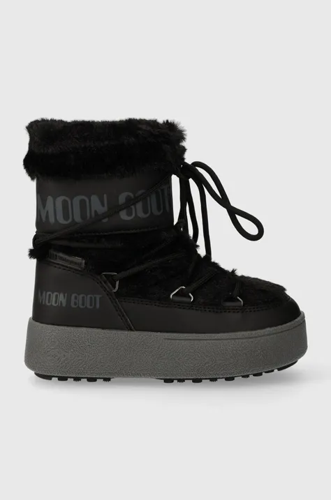 Dječje cipele za snijeg Moon Boot 34300900 MB JTRACK FAUX FUR WP boja: crna