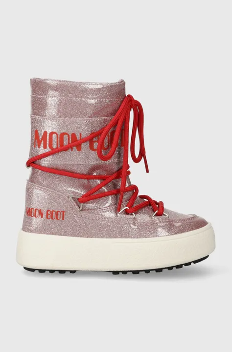 Dječje cipele za snijeg Moon Boot 34301000 MB JTRACK TUBE GLITTER boja: ružičasta