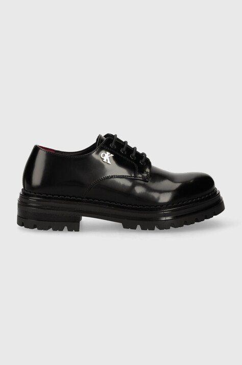 Calvin Klein Jeans pantofi copii culoarea negru