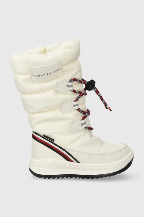 Tommy Hilfiger cizme de iarna copii culoarea alb