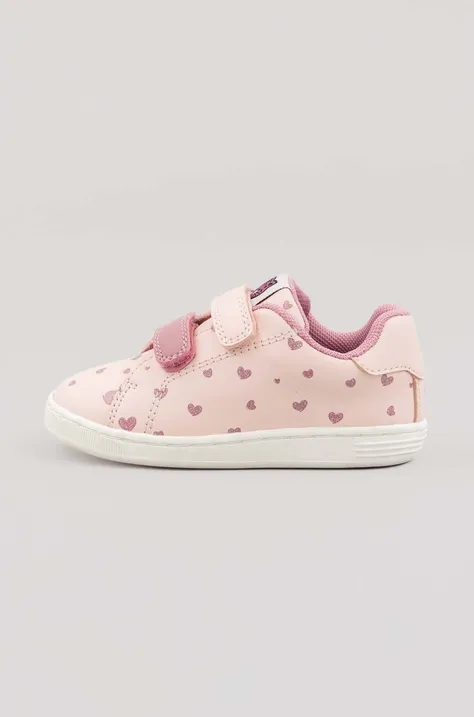 Dětské sneakers boty zippy fialová barva