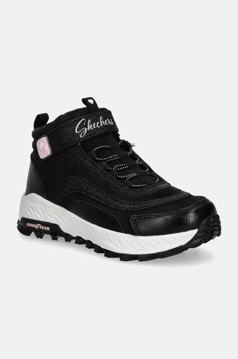 Παιδικά αθλητικά παπούτσια Skechers χρώμα: μαύρο