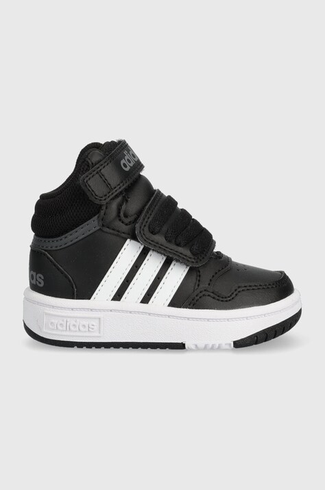 Детские кроссовки adidas Originals HOOPS MID 3. AC I цвет чёрный