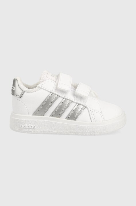 Dětské sneakers boty adidas GRAND COURT 2.0 bílá barva