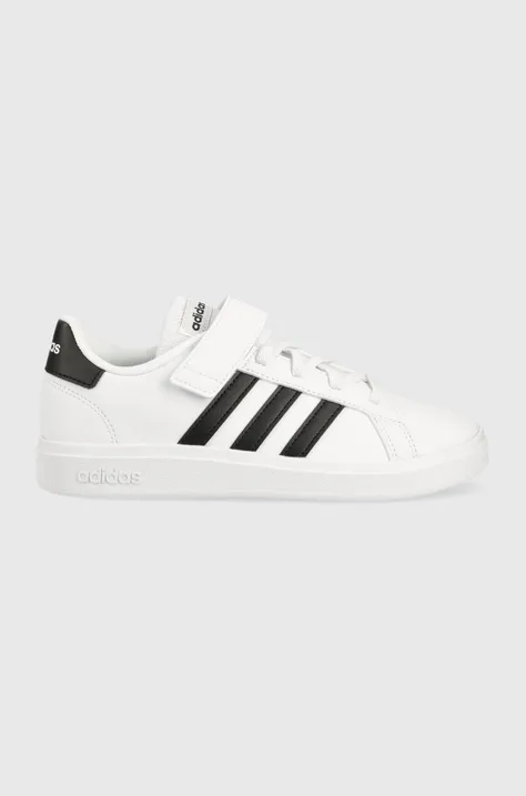 adidas sneakers pentru copii Grand Court 2.0 culoarea alb