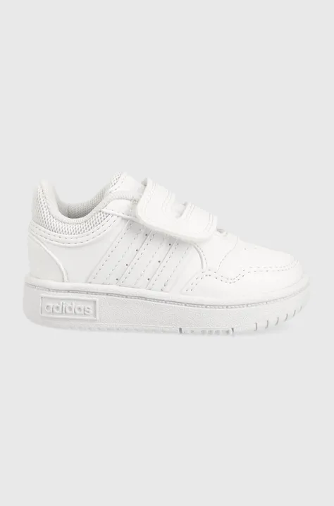 Дитячі кросівки adidas Originals Hoops 3.0 CF I колір білий