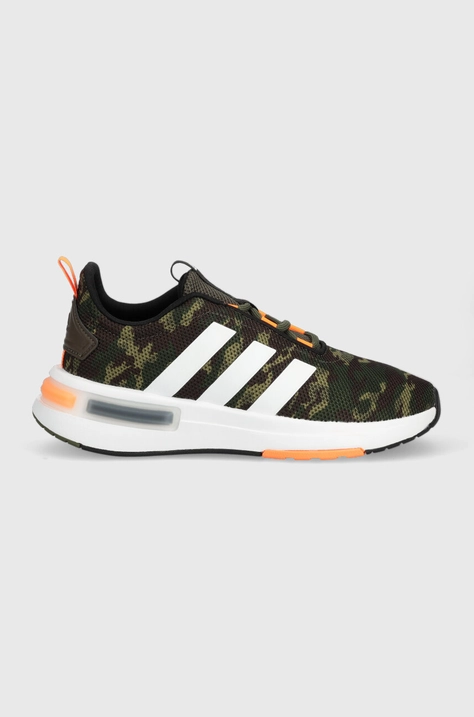 Detské tenisky adidas RACER TR23 K zelená farba