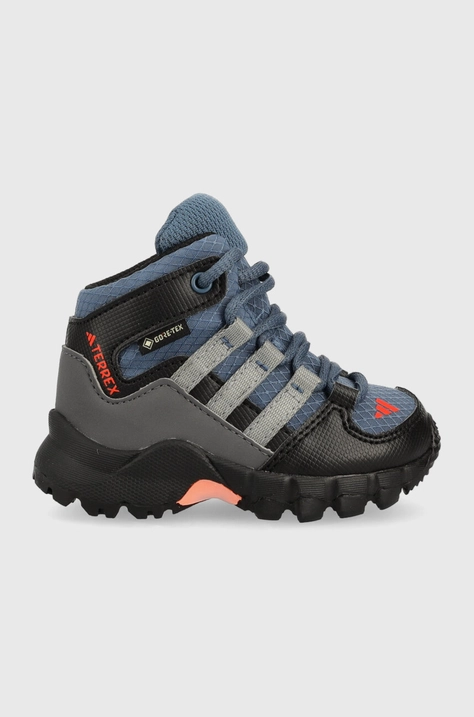 Otroški čevlji adidas TERREX TERREX MID GTX I siva barva