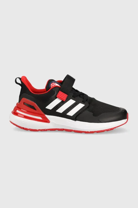 Παιδικά αθλητικά παπούτσια adidas RAPIDASPORT x Marvel χρώμα: μαύρο