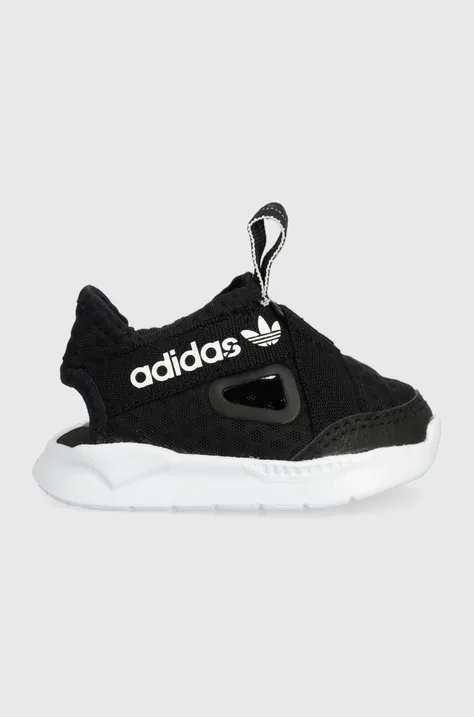 Otroški sandali adidas Originals 360 SANDAL I črna barva