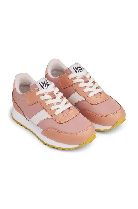 Liewood sneakersy dziecięce LW17989 Jasper Suede Sneakers kolor różowy