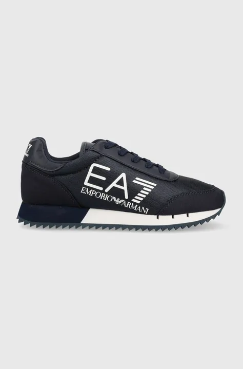 EA7 Emporio Armani sneakersy dziecięce kolor granatowy