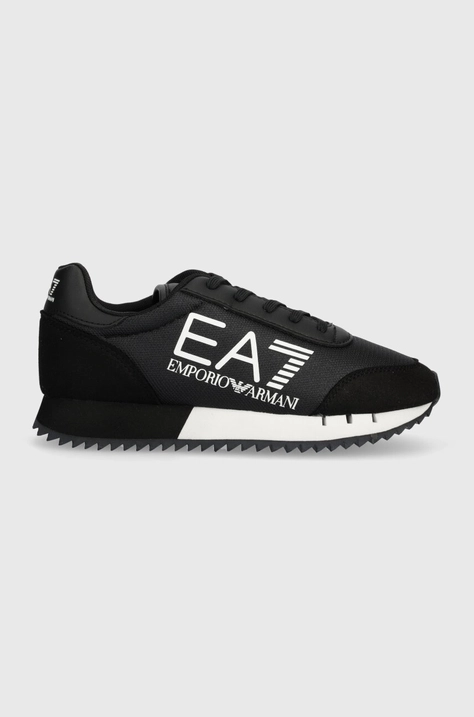 EA7 Emporio Armani sneakers pentru copii culoarea negru