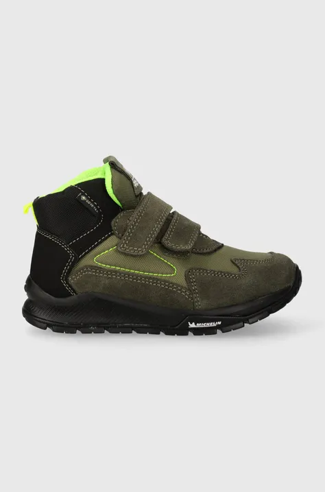 Παιδικές χειμερινές μπότες Primigi χρώμα: πράσινο