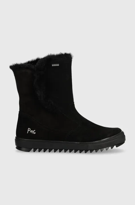 Παιδικές χειμερινές μπότες σουέτ Primigi χρώμα: μαύρο