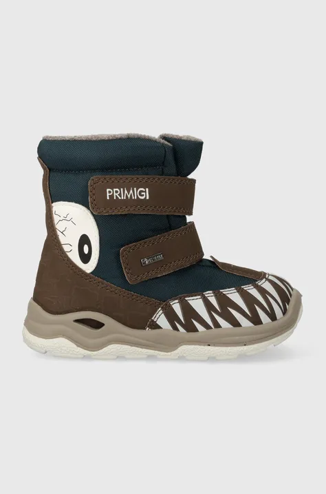 Παιδικές χειμερινές μπότες Primigi χρώμα: καφέ