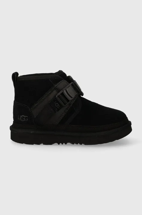 UGG cizme de iarna copii K NEUMEL SNAPBACK culoarea negru