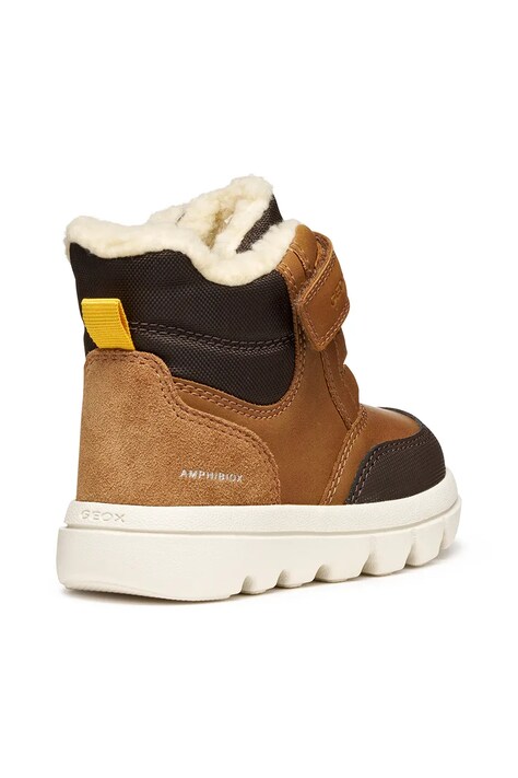 Geox buty zimowe dziecięce B365BC 0ME22 B WILLABOOM B AB kolor brązowy B365BC.0ME22