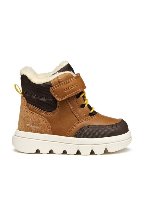 Geox buty zimowe dziecięce B365BC 0ME22 B WILLABOOM B AB kolor brązowy B365BC.0ME22