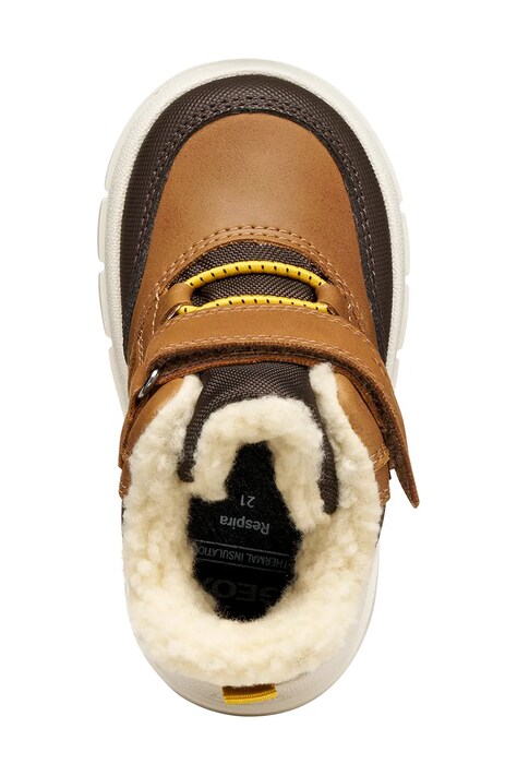 Geox buty zimowe dziecięce B365BC 0ME22 B WILLABOOM B AB kolor brązowy B365BC.0ME22